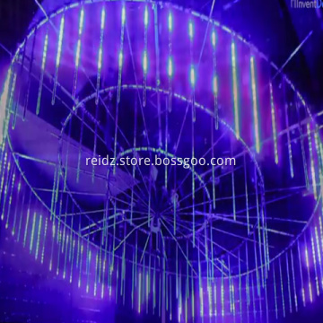 3d Vertical led meteor rain light circuit